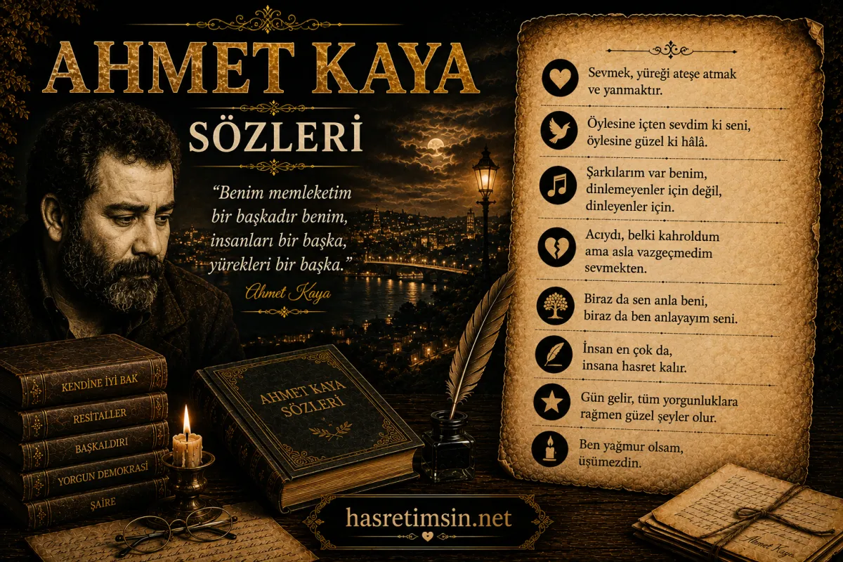 Ahmet Kaya Sözleri