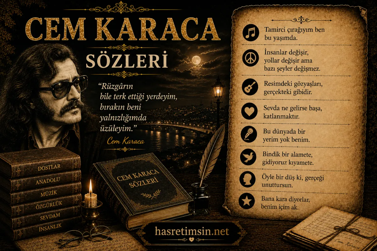 Cem Karaca Sözleri