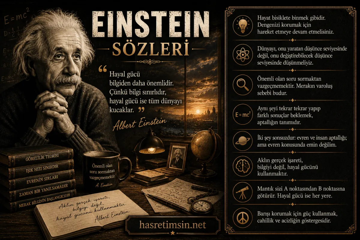 Einstein Sözleri