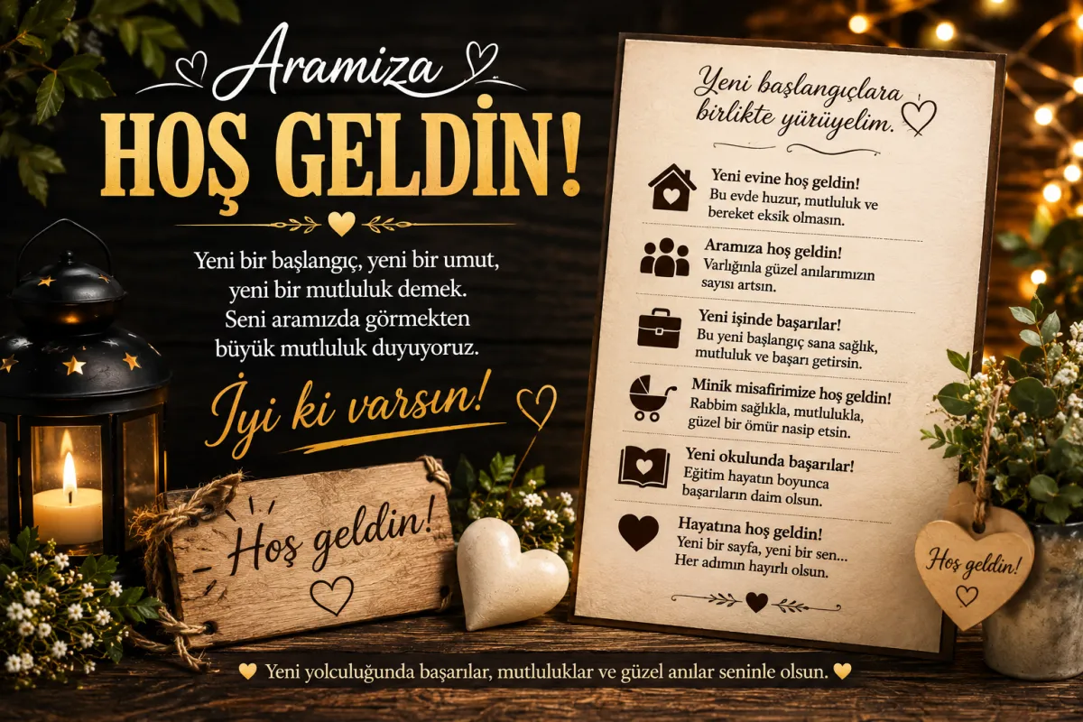 Hoş Geldin Mesajları