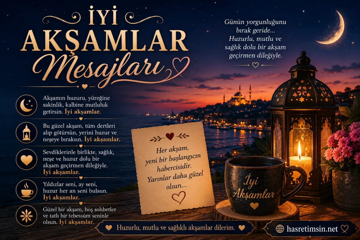 İyi Akşamlar Mesajları
