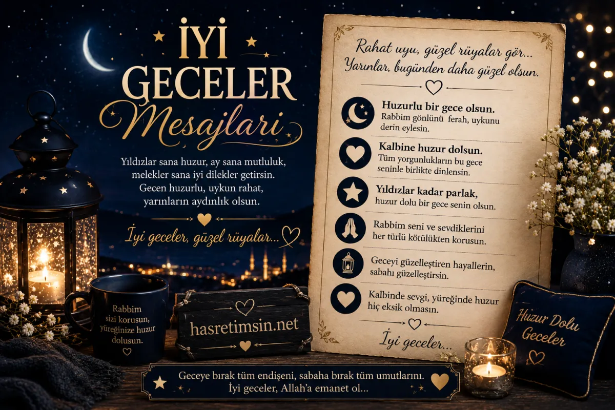 İyi Geceler Mesajları
