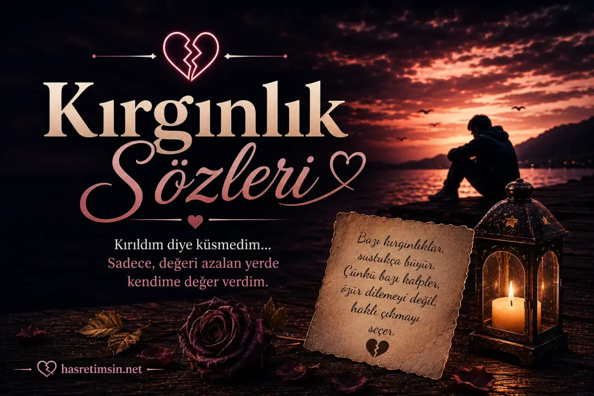 Kırgınlık Sözleri