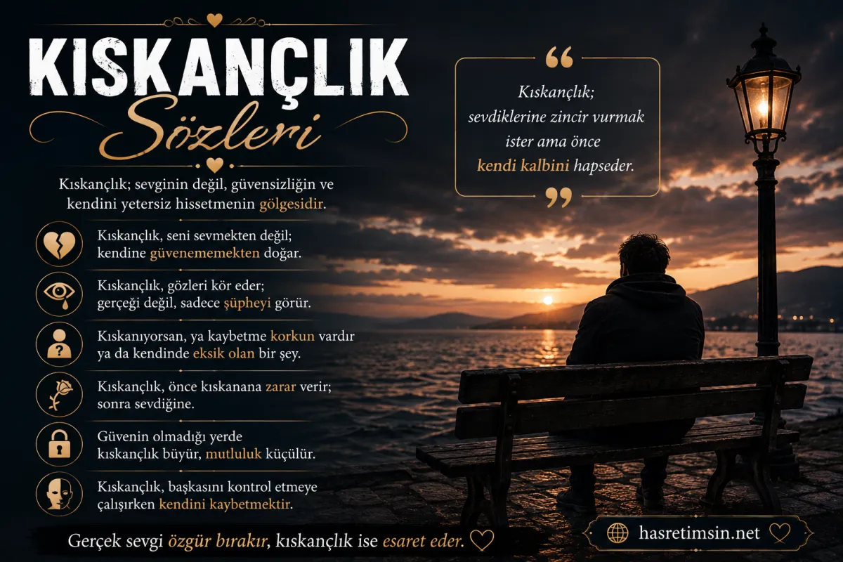 Kıskançlık Sözleri