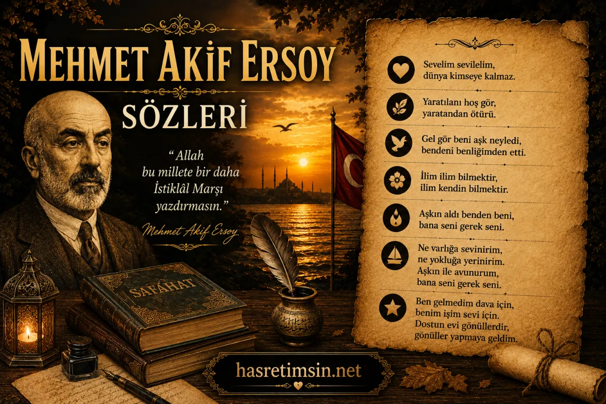 Mehmet Akif Ersoy Sözleri