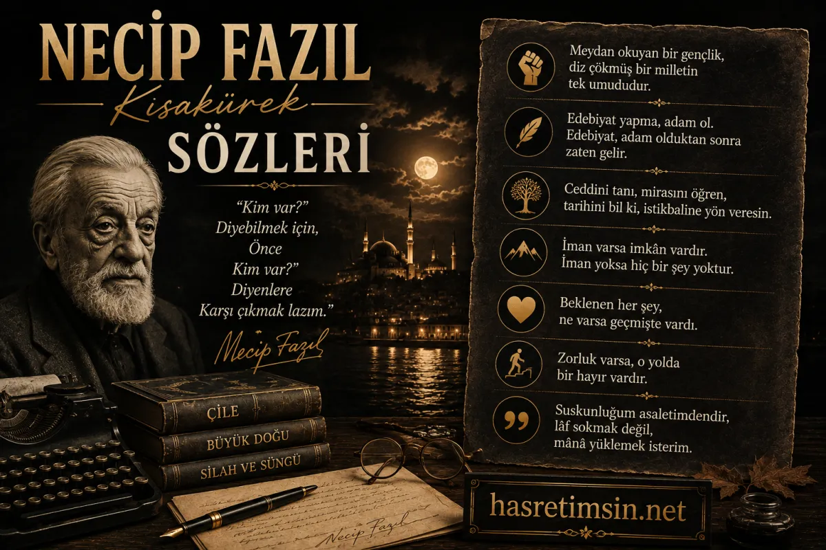 Necip Fazıl Sözleri