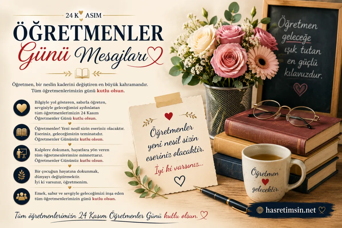 Öğretmenler Günü Mesajları