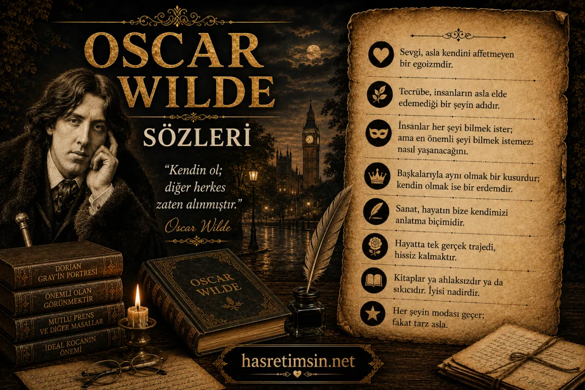 Oscar Wilde Sözleri