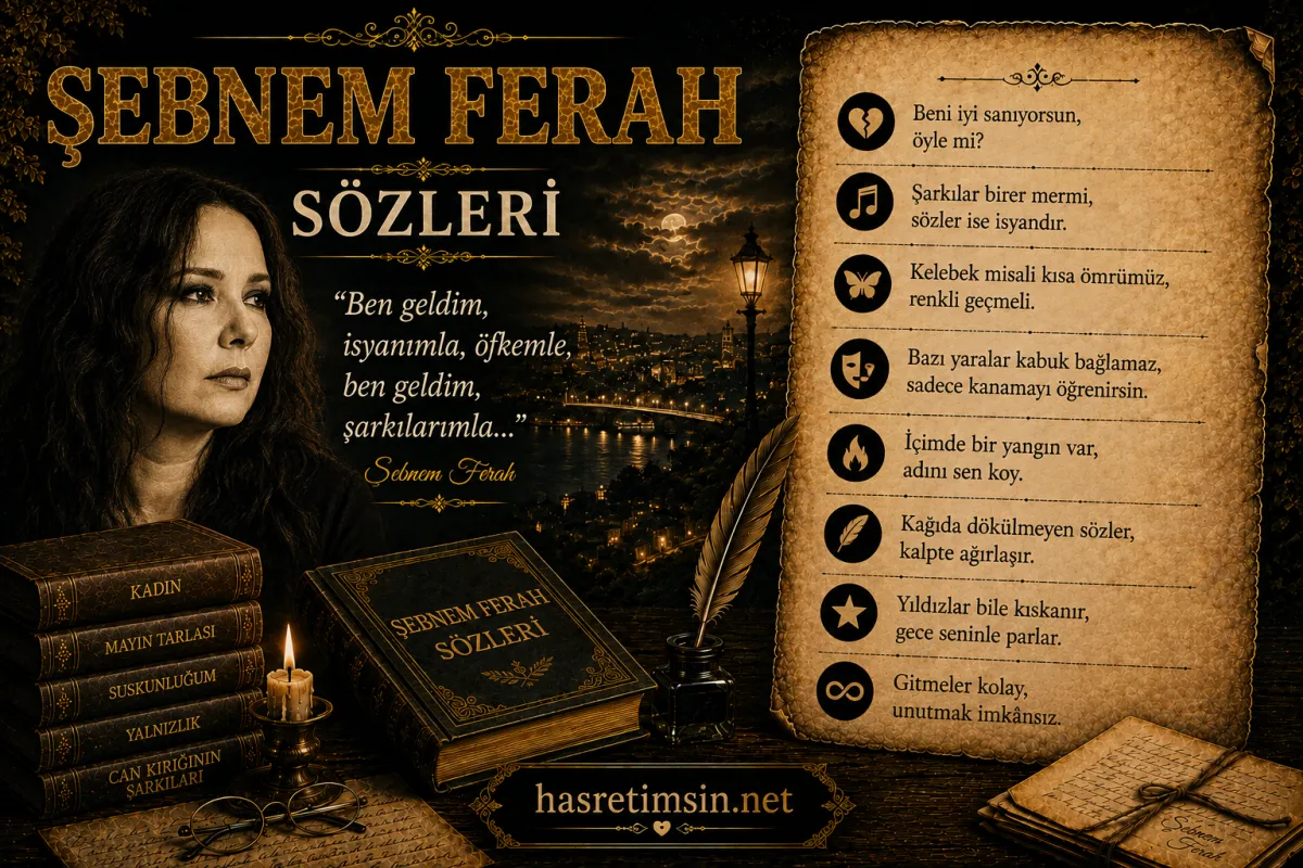 Şebnem Ferah Sözleri