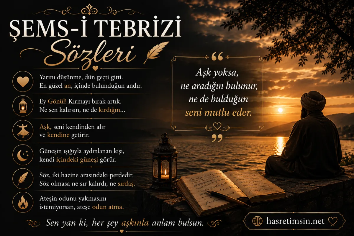 Şems-i Tebrizi Sözleri