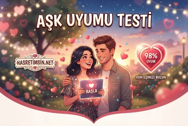 Aşk Uyumu Testi – 8 Soruda İlişkinizin Uyumunu Keşfedin - Hasretimsin