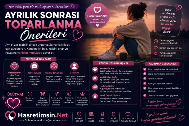 Ayrılık Sonrası Toparlanma Önerileri – Kalp Kırıklığından Güçlü Çıkmanın Yolları - Hasretimsin