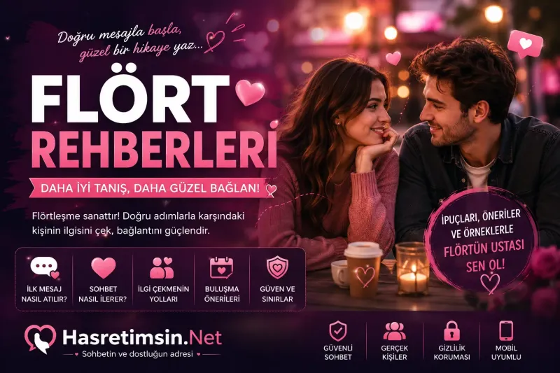 Flört Rehberleri – Flört Dünyasında Başarılı Olmak İçin İpuçları - Hasretimsin