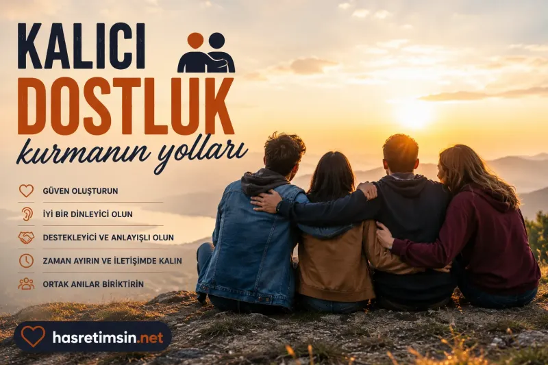 Kalıcı Dostluk Kurmanın Yolları – Hayat Boyu Sürecek Bağlar İçin Rehber - Hasretimsin