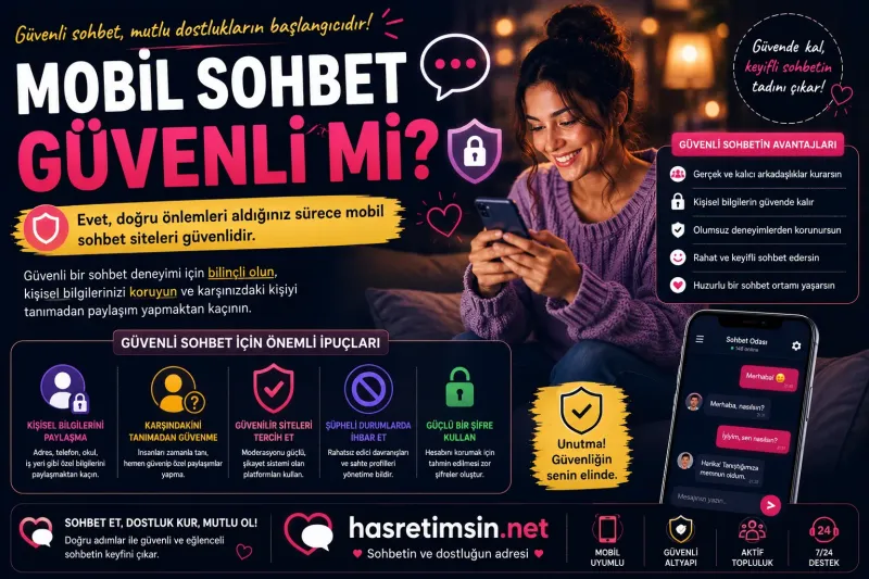 Mobil Sohbet Guvenli mi? – Dijital Iletisimde Güvenlik Rehberi - Hasretimsin