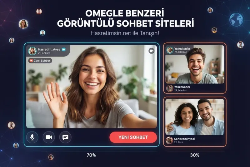 Omegle Benzeri Görüntülü Sohbet Siteleri – 2026'nın En İyi Alternatifleri - Hasretimsin
