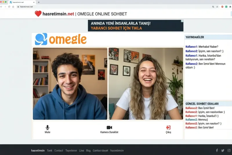 Omegle Online Sohbet – İnternette Anında Yabancılarla Tanış - Hasretimsin