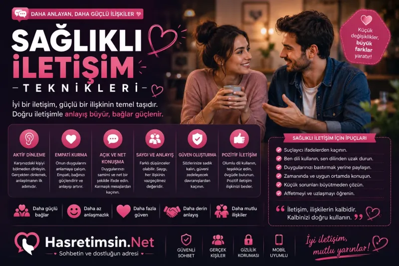 Sağlıklı İletişim Teknikleri – İlişkilerde Güçlü Bağ Kurmanın Yolları - Hasretimsin