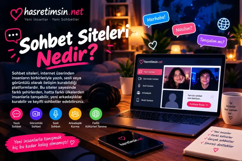 Sohbet Siteleri Nedir? Online Sohbetin Dijital Kapıları - Hasretimsin