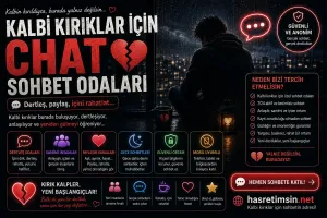 Kalbi Kırıklar için Chat Sohbet Odaları – Acıların Paylaşıldığı Samimi Platform