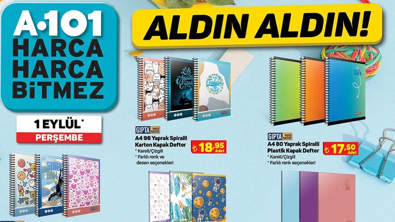 A101 Defter Fiyatları 2024