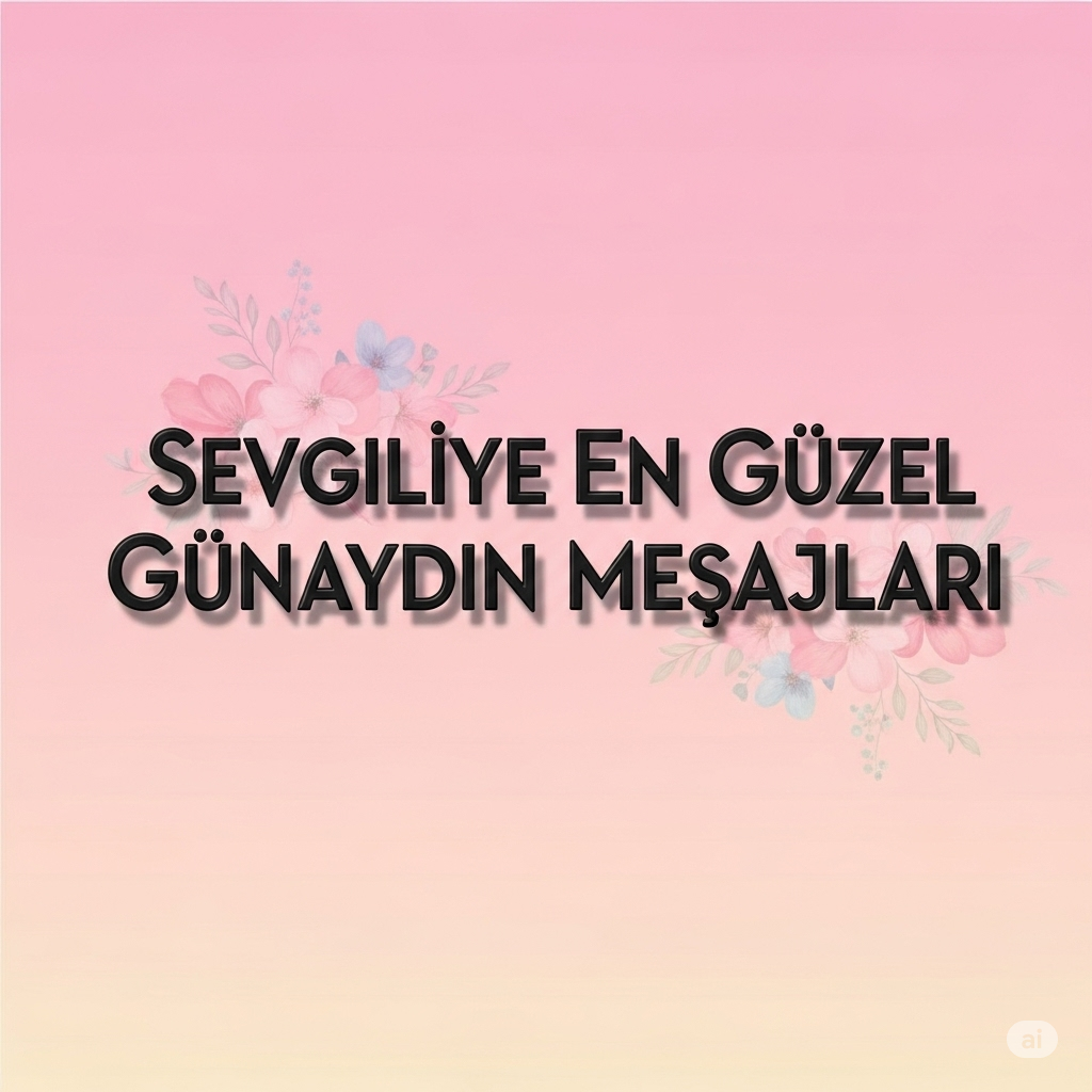 Sevgiliye En Güzel Günaydın Mesajları