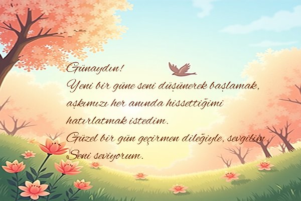 Sevgiliye Günaydın Mesajları