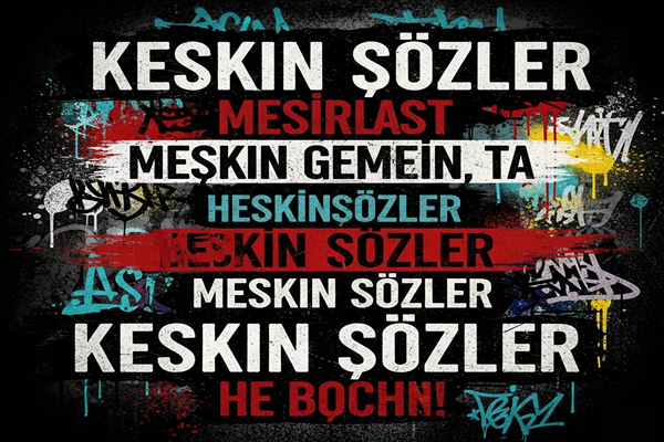 keskin sözler