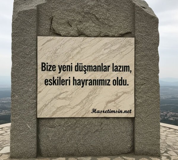 racon sözler yeni düşmanlar